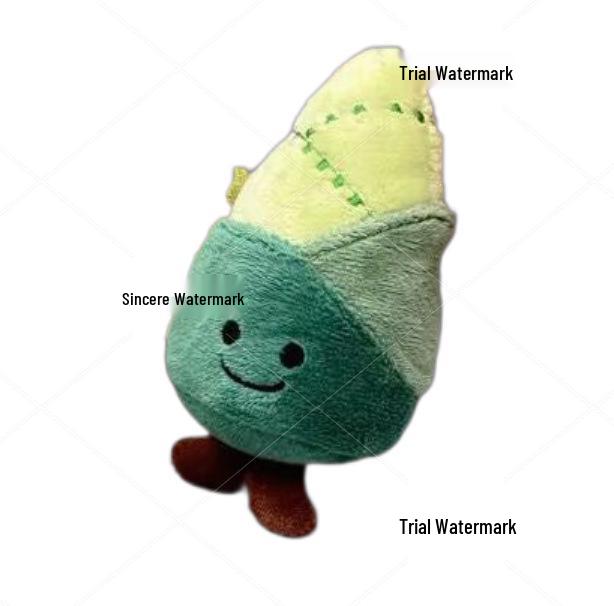 Kreativer JC Gemüse-Plüschanhänger: Rucksackanhänger aus Brokkoli, Kohl, Mais, Bambus und Frühlingszwiebeln