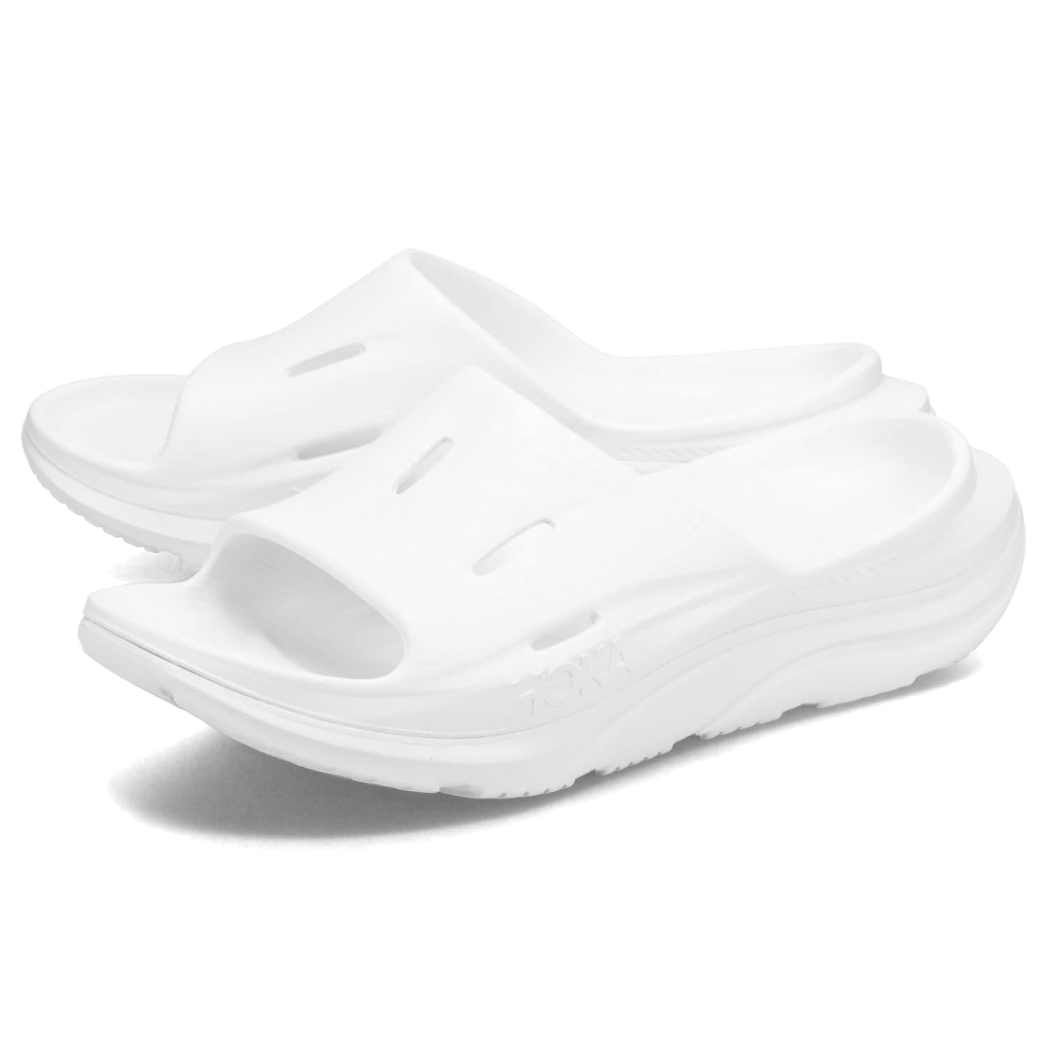 

HOKA One One Ora Recovery Slide 3 1135061 Sandals US White 6.0 (24cm) 05. [Used]