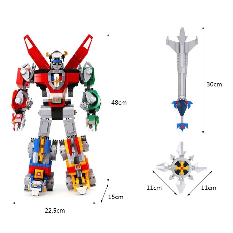 2334Pcs Ideas Voltron Defender of The Universe Model Education Model Building Block Christmas Gifts For Children