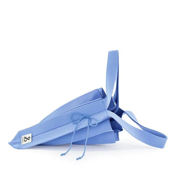 Lucky Pleats Knit L Cerulean Blue