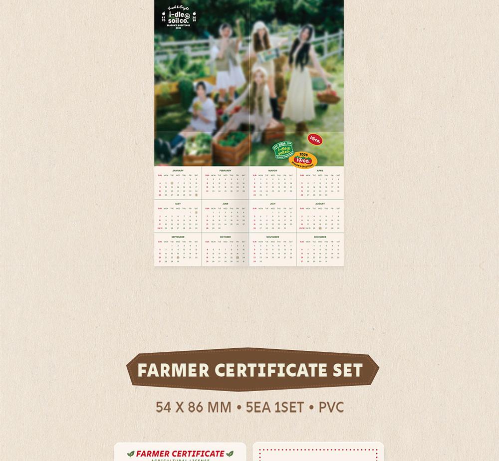 [POB] I-dle 2026 SEASON'S GREETINGS [i-dle & Soil Co.]
