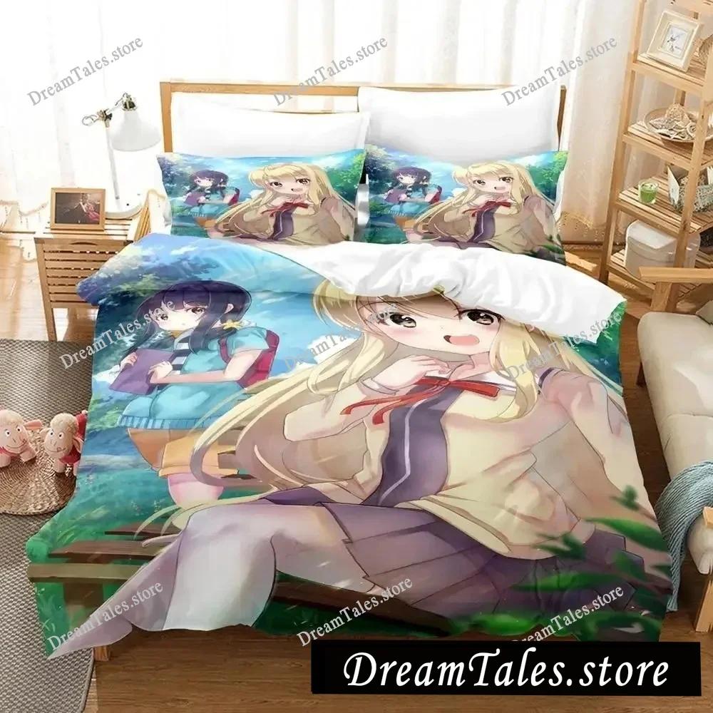 Aho Girl Bedding Set Single Twin Full Queen King Size Bed Set Adult Kid Bedroom Duvet Cover Sets 3D Print Anime Bed Sheet