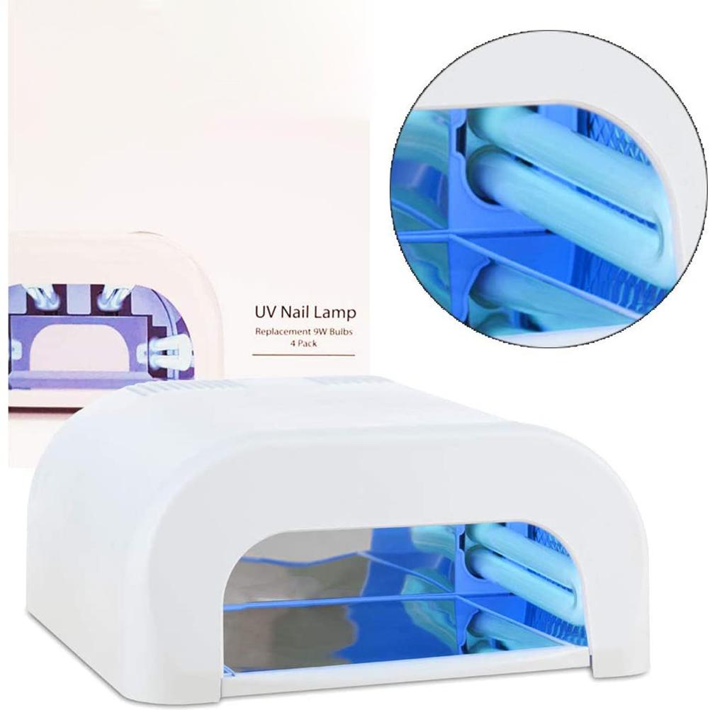 9W Neglekunst UV-lampe Elektronisk Negletørker UV-pære U-formet UV-lyspære Rør