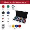 Set da Poker Texas Hold'em da 300 Pezzi: Fiches, Carte e Gettoni per Sala da Gioco e Mahjong