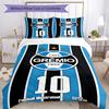 Grêmio FBPA Printed Pattern Duvet Cover Set – Includes 1 Duvet Cover and 2 Matching Pillowcases Bedroom Decor Christmas Gifts