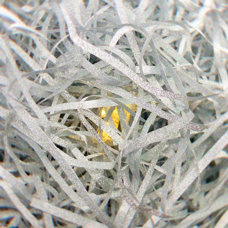 Raffia Gift Box Filler: Shredded Paper Silk with Glitter for High-End Gift Decoration