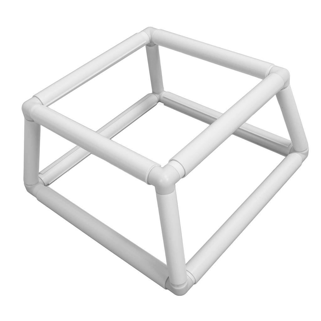 Embroidery Frame Lap Stand   Stitch Stitching Holder Set Rectangular Plastic Tube Double Layer Sewing Hoop