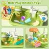 Baby Kitchen Toy Dish Wash Sink Electric Dishwasher for Playing Pretend Role Play Housework Early Educational Toys for Children