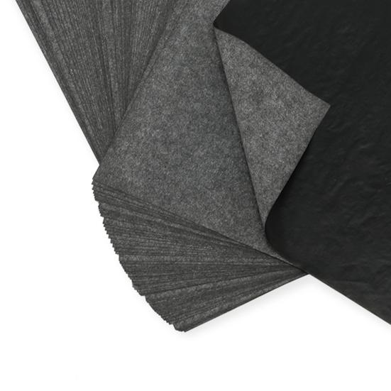 100 Sheets Carbon Transfer Paper Clear Reusable Erasable Anti-fade Copier Stencil Single-sided A4 Graphite Transfer Tracing Painting Copy Paper for