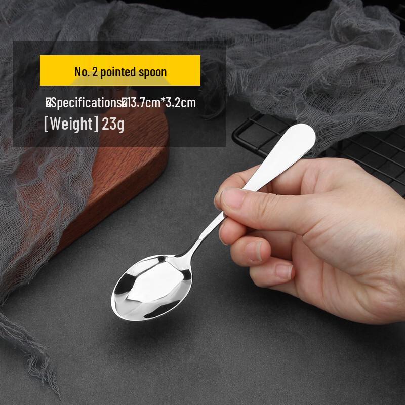 Stainless Steel Long Handle Spoon 3-Pack