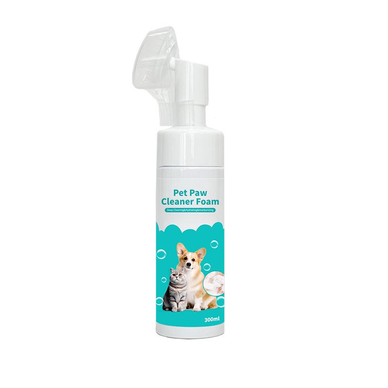 Cross-Border Pet Paw Cleaning Foam for Dogs & Cats - No Rinse, 150ml