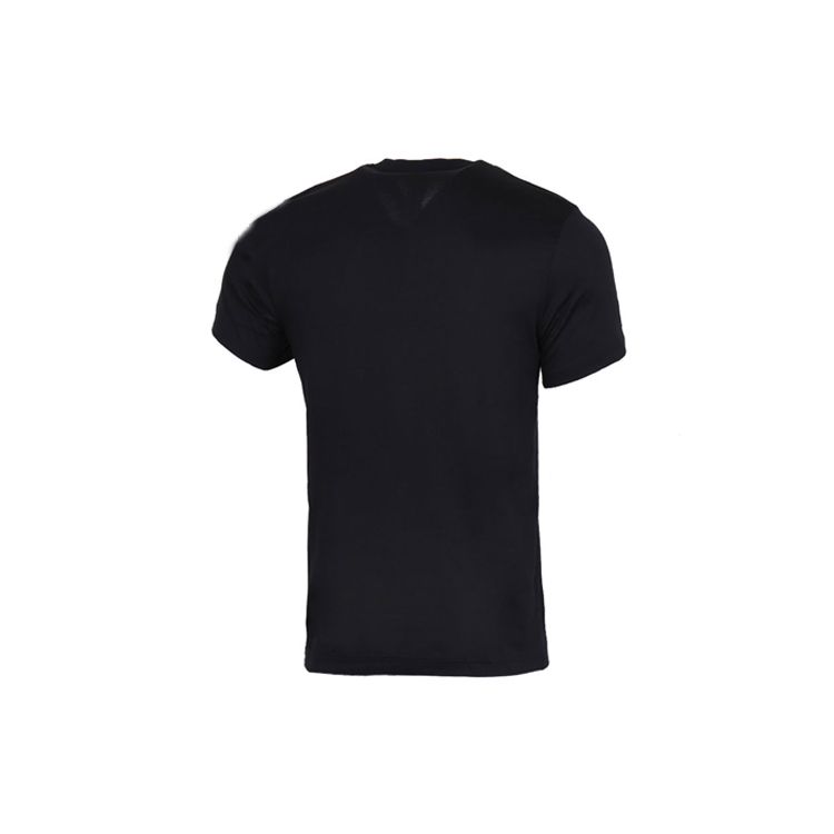 adidas Rundhals Sport Kurzarm T-Shirt Herren Tops Schwarz GK1703