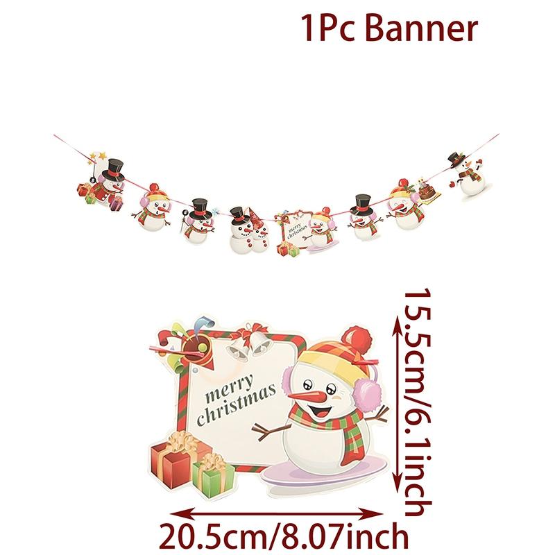 Christmas Banner Pendant Merry Christmas Decorations for Home 2026 Navidad Christmas Ornaments Xmas Gifts Happy New Year 2026