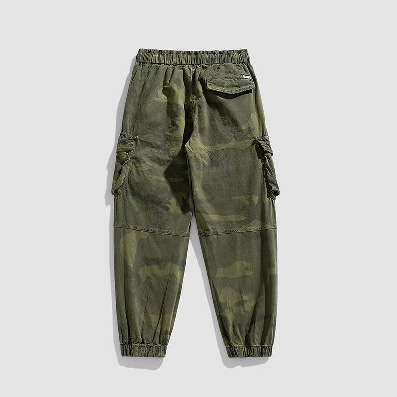 New men's overalls trousers camouflage sports outdoor versatile trousers high street simple fashion personalized style