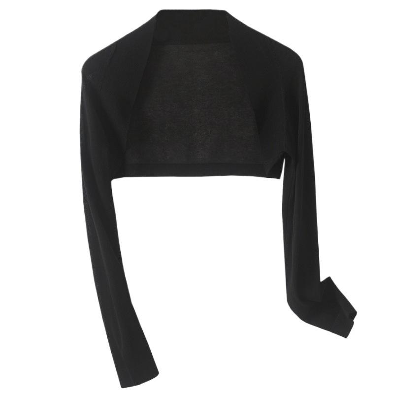 Women's Summer Sun Protection Ice Silk Cardigan - Lightweight, White, Short Sleeve Cover-Up