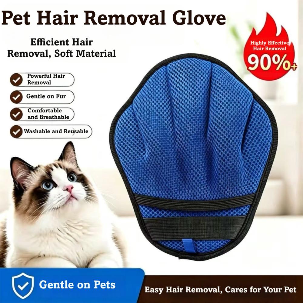 Upgraded Electrostatic Pet Hair Remover Reusable Pet Hair Remover Tool Pet Grooming Glove Carpet