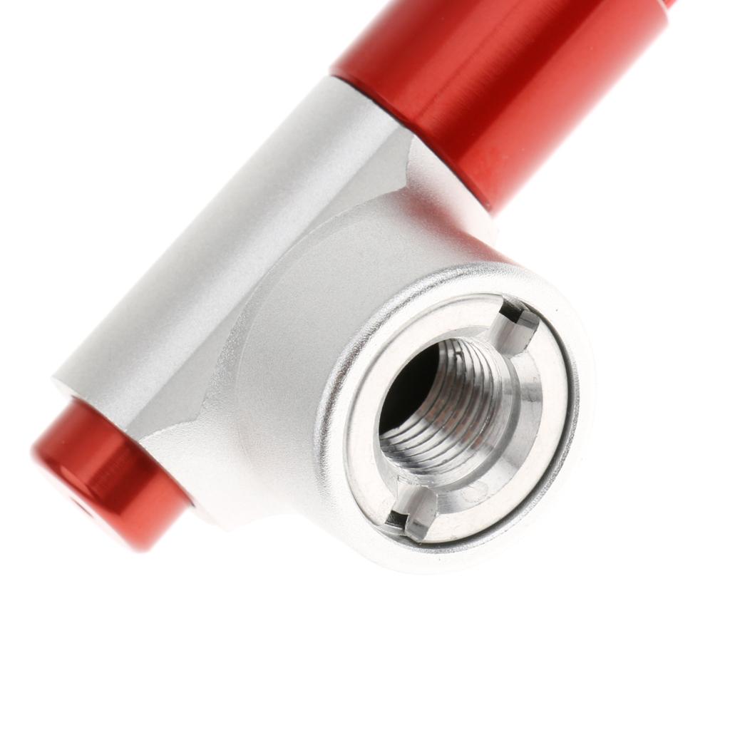 High Pressure Mini Bike Pump Aluminium CO2 Inflator Bicycle Tire Air Pump for Quick Inflation Road MTB