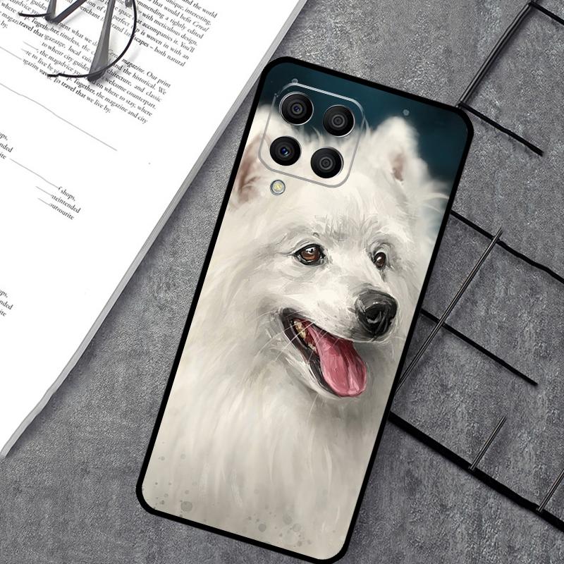 Japanese Spitz Dog Case For Samsung Galaxy M55 M31 M13 M11 M12 M14 M15 M06 M16 M36 M56 M53 M32 M52 M35 M34 M54