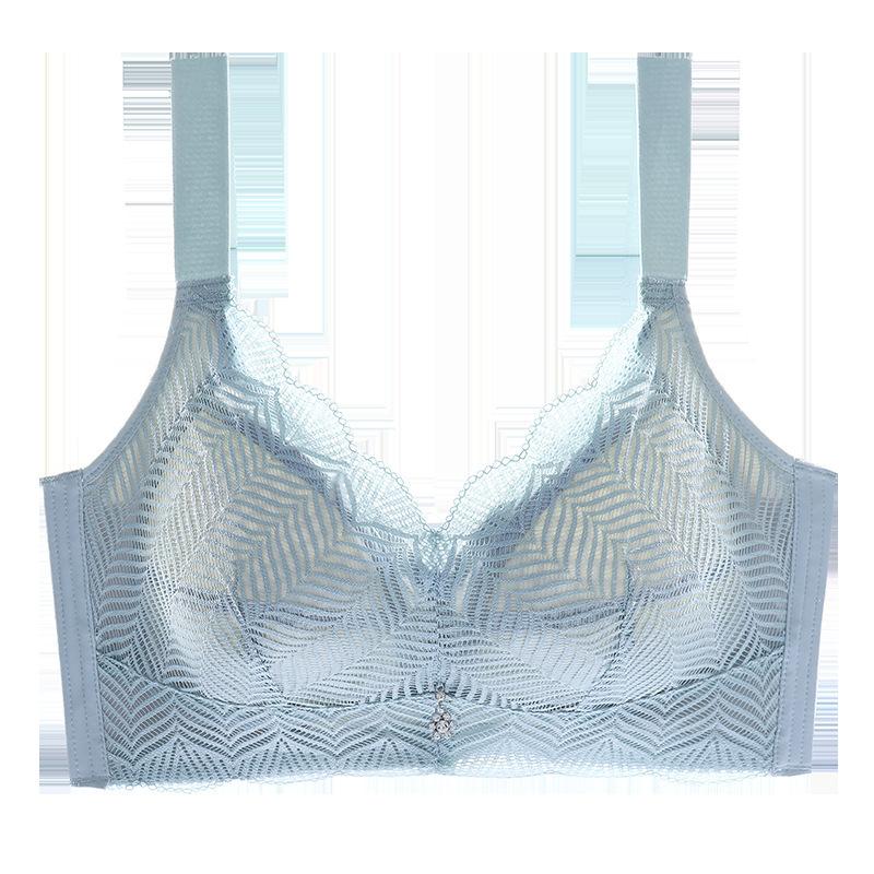 

Нижня білизна жіночий тонкий бюстгальтер без сталевого кільця повна чашка ультратонкий великий розмір збірка проти обвисання зменшення грудей 105D