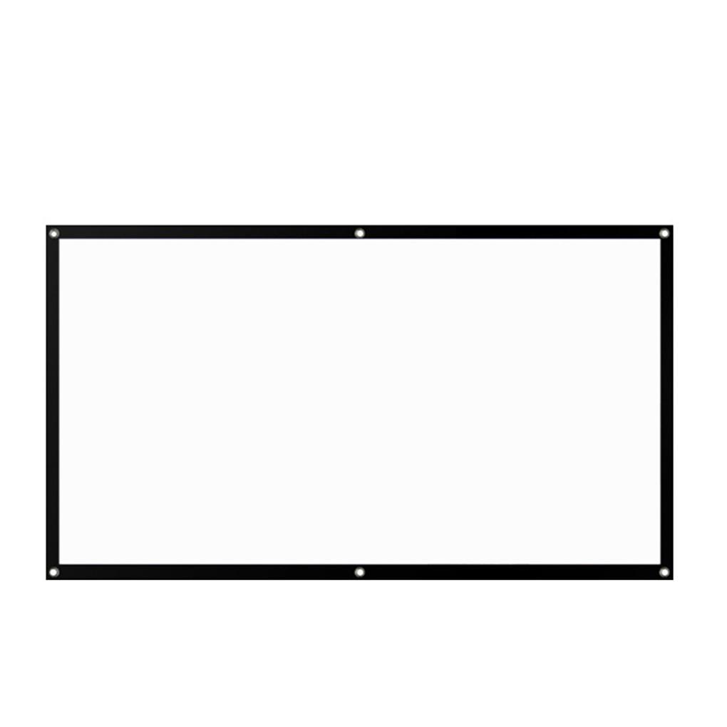 

4:3 Ratio Projection Film 60/72/84/92 inch HD Projector Screen Indoor Home Theater Wide View Angle Foldable Projection Screen