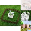 Mini Diy Wood Fence For Miniature Plant Decor And Landscape Crafts**