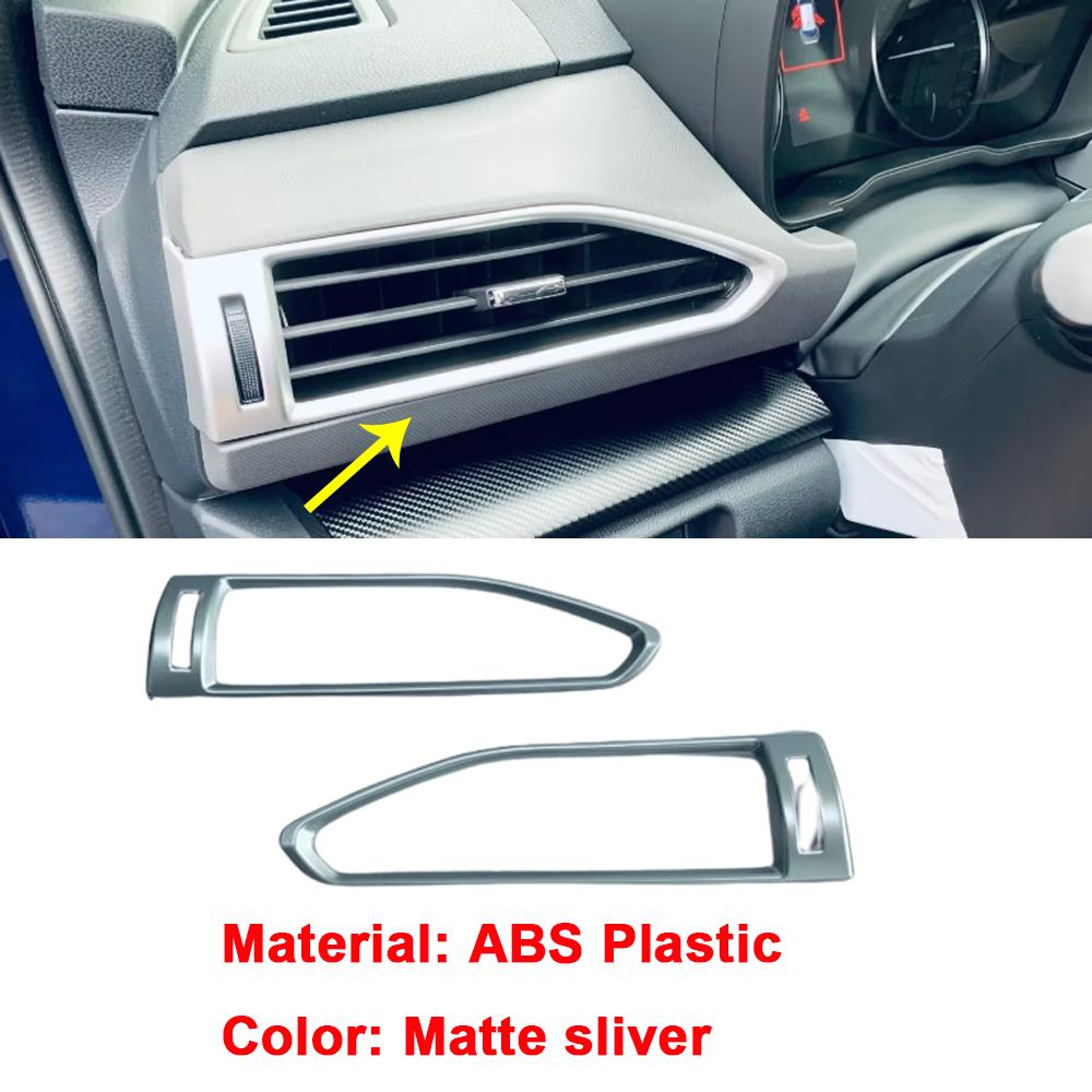 For Subaru Crosstrek XV 2024 2025 ABS Door Handle Water Cup Holder Front Armrest Side Air Vent Outlet Cover Accessory