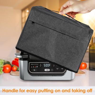 Funda Antipolvo para AG301 AG302 AG400 Cubierta para Freidora de Aire con Bolsillos de Almacenamiento y Asa Impermeable Duradera Tapa Antipolvo para Tostadora de Cocina para Hornear