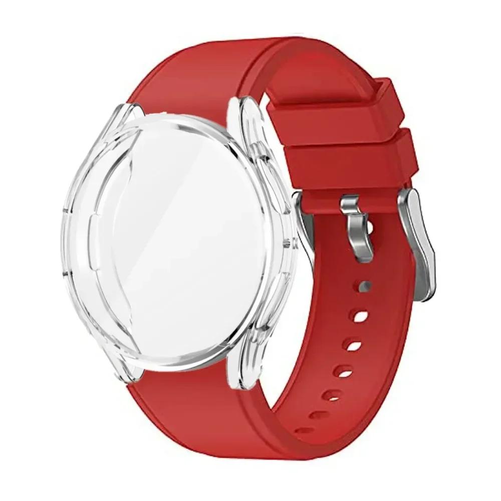 Case+Band for Samsung Galaxy Watch 4/5/6 40mm 44mm Protective Soft TPU Cover+Bracelet for Galaxy Watch 6 Classic 43mm 47mm Strap