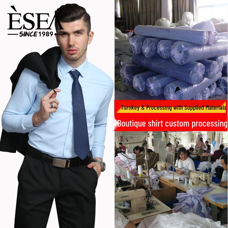 Quick Response High-End Men's & Women's Shirts: Custom Uniforms with Embroidered Logos
