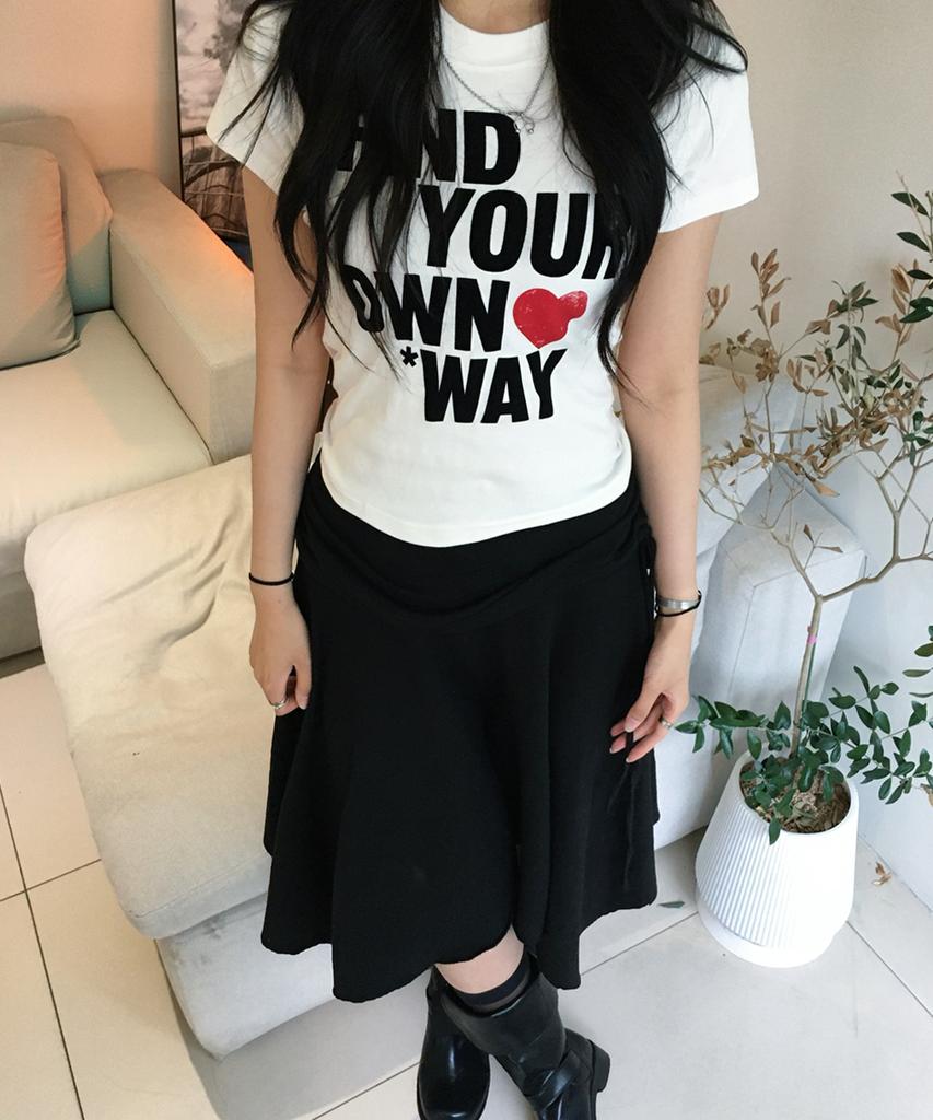 Eontaiteulseoul Untitled Wayfinder Crop Short Sleeve White
