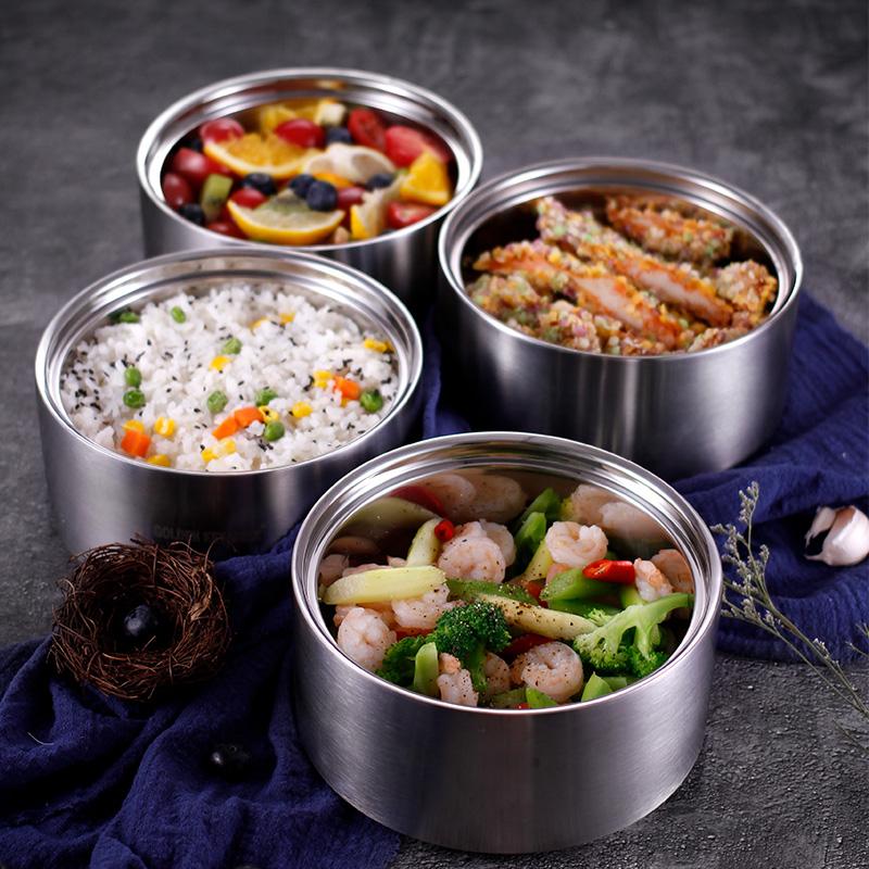 GOLDEN KEY (GOLDEN KEY) 304 Stainless Steel Zishang 2.4L Four-Layer Insulated Lunch Box with Handle, Compartmentalized Bento Box GK-TL2400