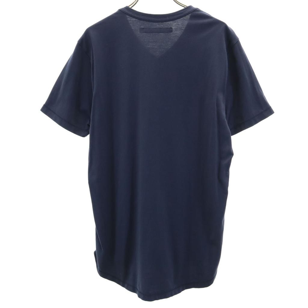 CURLY Made In Japan Short Sleeve V Neck T-shirt 2 Navy System Women Used