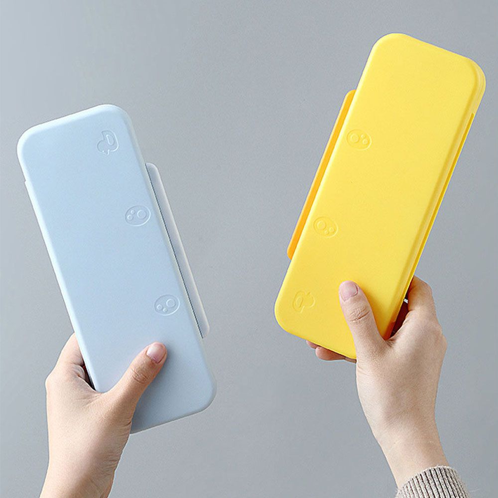 Capacity School Supplies Double Layer Pencil Case Macaron Color Pencil Box Stationery Case Pen Case