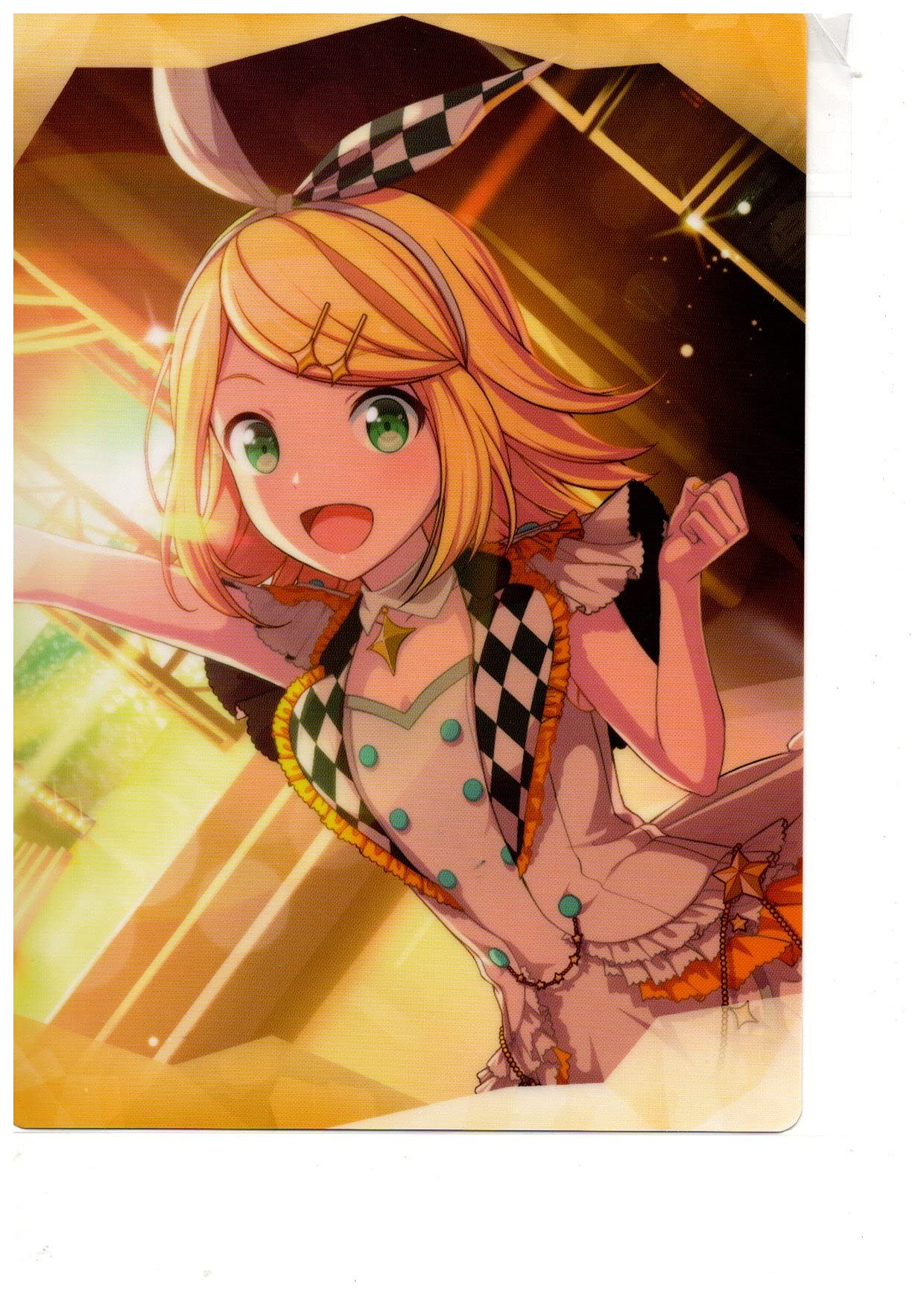 

MOVIC Project SEKAI COLORFUL STAGE! Project Sekai Colorful Stage VIRTUAL SINGER Kagamine Rin 1 Настольный коврик