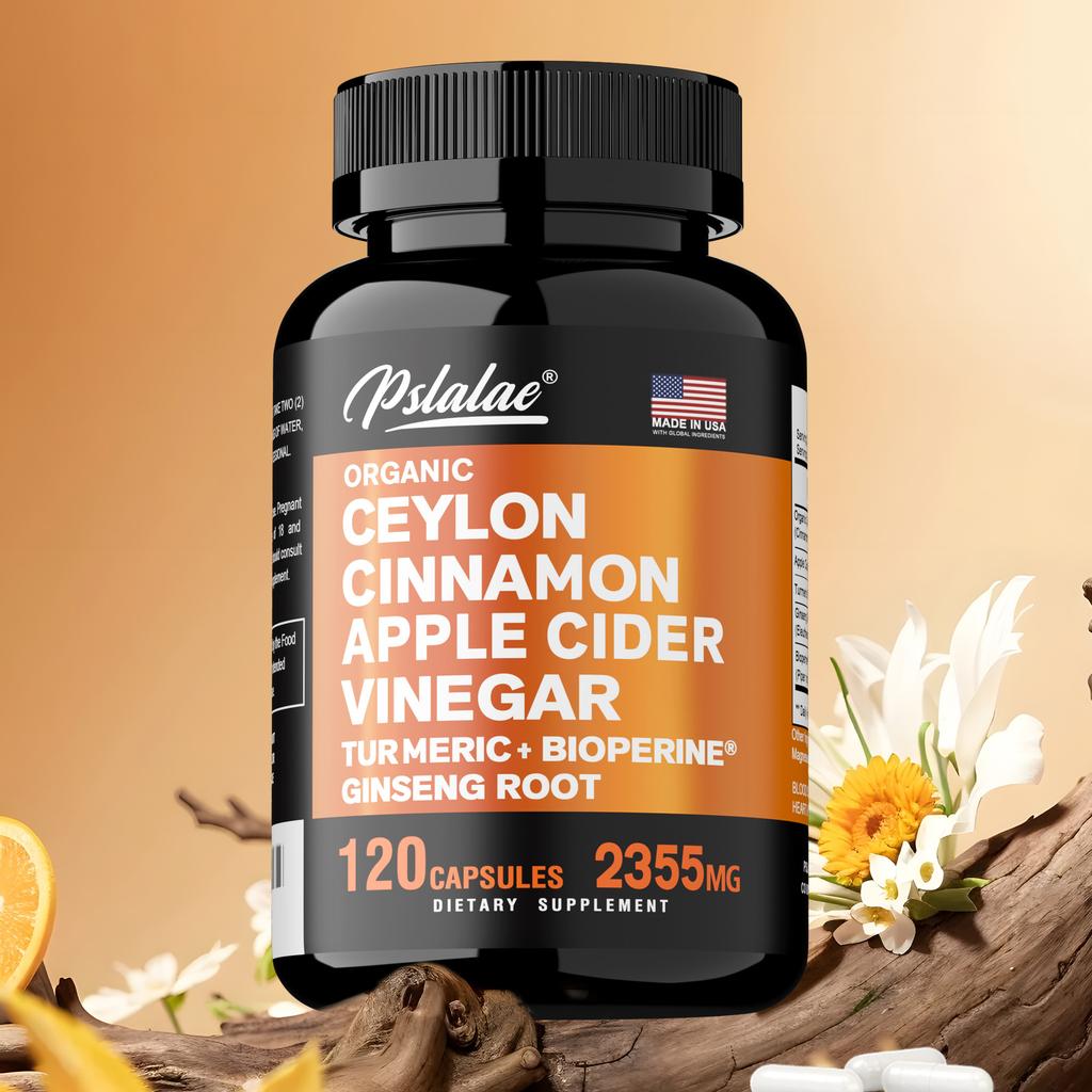 Super-potent Curcumin Capsules, Organic Turmeric, Ginger Extract, 120 Capsules Per Pack, Gluten-free.