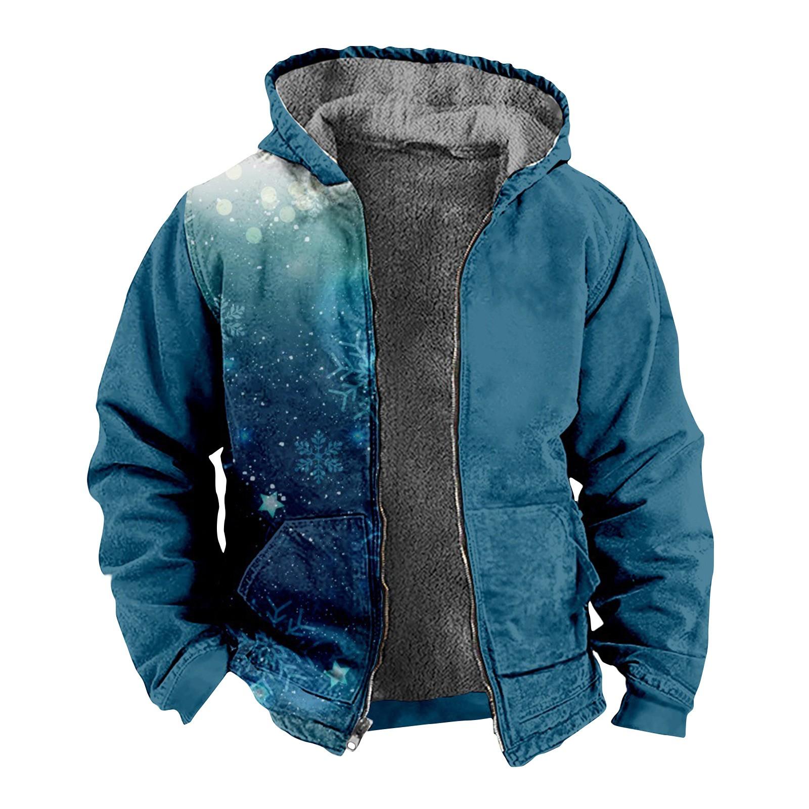 Мужская куртка с рождественским принтом — фото 9