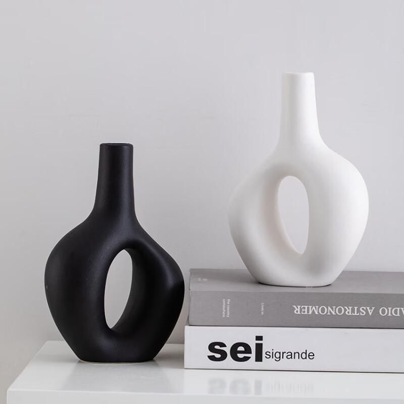 OIMG Nordic Minimalist Ceramic Decorative Vase Set