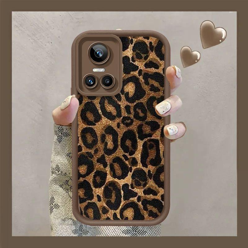 

The New Leopard Print Is Suitable for Realme Gtneo3 Mobile Phone Case Creative Female Matte Anti-drop Soft Case RealmeGTneo3