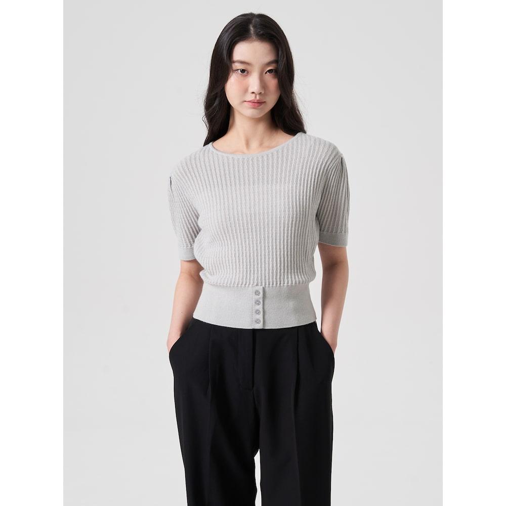 8Seconds Button Waist Pullover Light Gray Light Gray (Silver)/S