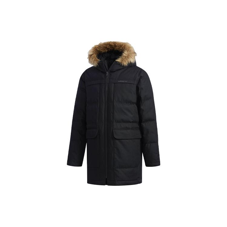 Adidas Neo Мужская Парка Пуховик Черная DM2202 L