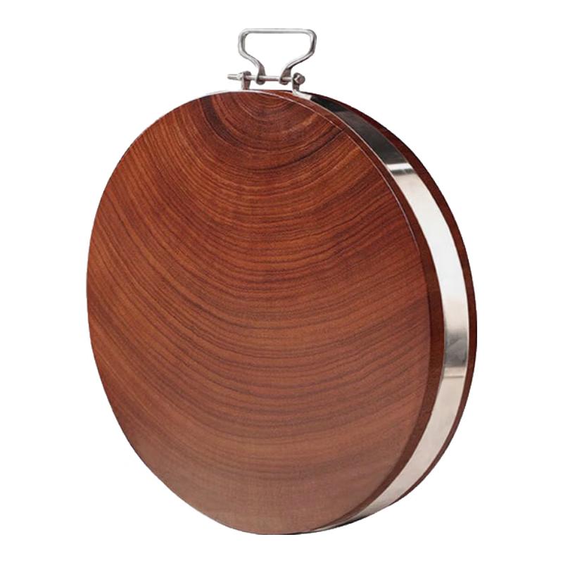 Jingqingfu Ironwood Solid Wood Round Chopping Board
