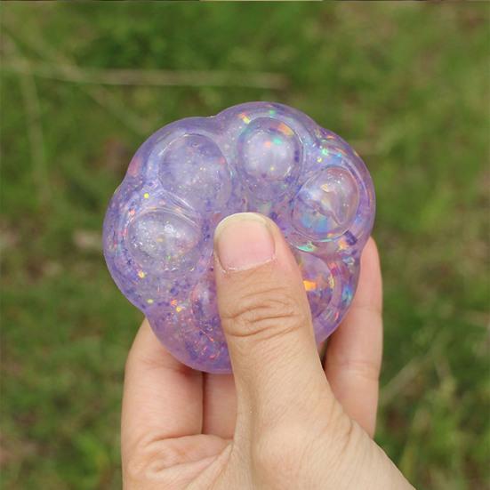 Cute Flexible Relieve Stress Soft TPR Colored Vent Ball Toy Squeezing Toys Children Gift Relief