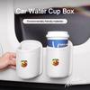 Car Water Cup Box Back Seat Drink Rack Leather Storage Box Water Cup Stand For Abarth Punto Tipo Panda Ducato Ducato Stilo Fior