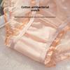 Lady Summer New Style Pure Desire Lovely Lace Polka Dot Tie Triangle Briefs