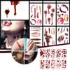 Halloween Bullet Hole Wound Sticker Scar Zombie' Makeup Sticker