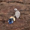 Mothers day Deal Oval London Blue Topaz Stone 925 Silver Unique Handmade Pendant PP-55-13