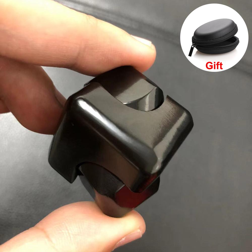 Metal Cube Rotating Fingertip Gyroscope Fidget Anti Pressure Toy Adult Office Home Travel Portable Rotating Toy Christmas Gift
