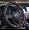 Cowhide Leather Hand-Stitched Steering Wheel Cover - Multiple Sizes & Colors Available