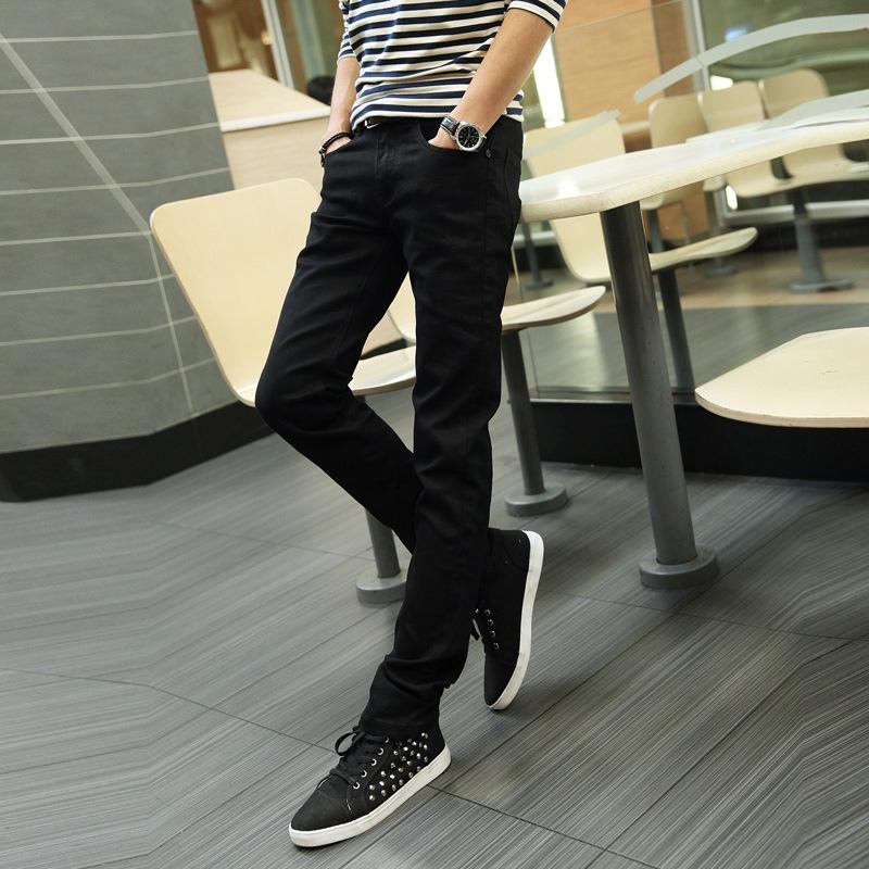 Black Jeans Cod Pants Pants Korean Casual Pants Men 2018 New Fashion Hot