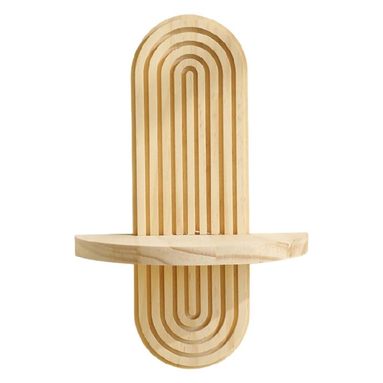 Floating Rack Wooden Wall Mount Shelf for Displaying Books and Decorative Item Bedroom and Nursery Storage Stand